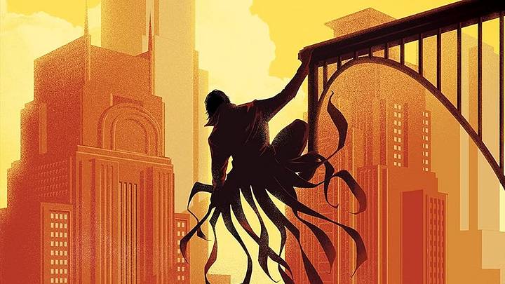 The Alloy of Law by Brandon Sanderson (Mistborn: Wax & Wayne #2). Image: Tor Books.