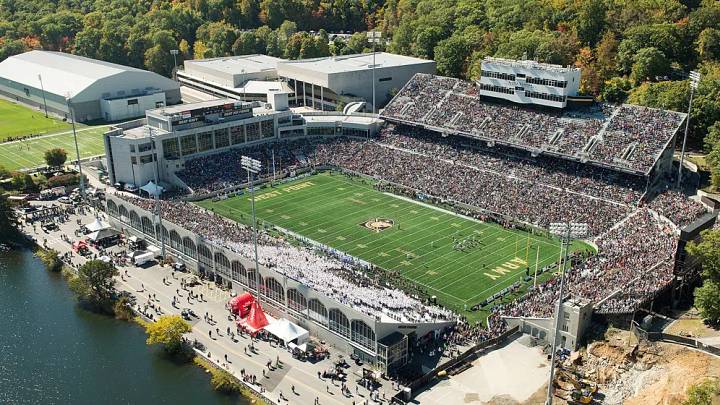 Army's Michie Stadium in West Point, New York Army's Michie Stadium in West Point, New York