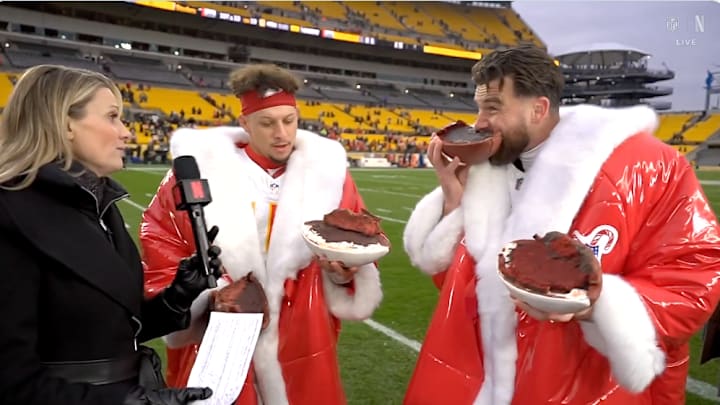 Patrick Mahomes wasn't interested in the celebratory cake. 