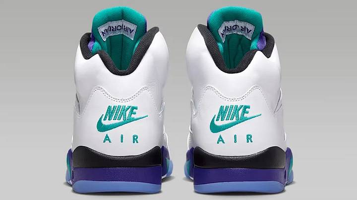 The Air Jordan 5 "Grape" colorway restocked online. The Air Jordan 5 "Grape" colorway restocked online.