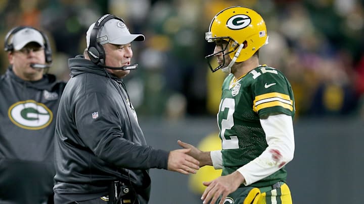 Mike McCarthy and Aaron Rodgers