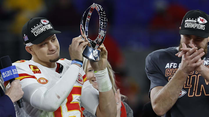 Patrick Mahomes poked fun at Inside the NFL's picture of him on social media