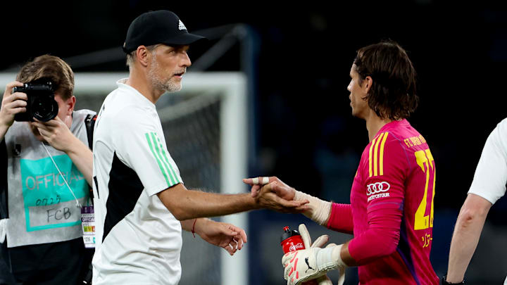 Thomas Tuchel e Yann Sommer Thomas Tuchel e Yann Sommer