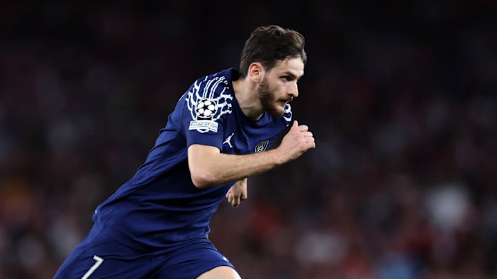 Kvaratskhelia a fait mal aux Gunners mardi soir.