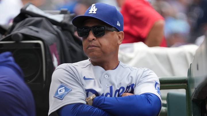 Aug 5, 2026; Chicago, Illinois, USA; Los Angeles Dodgers manager Dave Roberts (30) in the dugout before the game against the Chicago Cubs at Wrigley Field. Mandatory Credit: David Banks-Imagn Images Aug 5, 2026; Chicago, Illinois, USA; Los Angeles Dodgers manager Dave Roberts (30) in the dugout before the game against the Chicago Cubs at Wrigley Field. Mandatory Credit: David Banks-Imagn Images