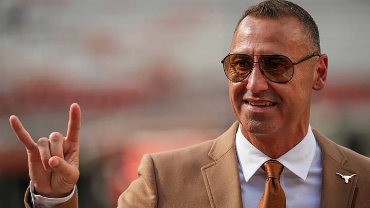 Texas Longhorns head coach Steve Sarkisian walks across the field prior to the NCAA football game against the Ohio State Buckeyes Texas Longhorns head coach Steve Sarkisian walks across the field prior to the NCAA football game against the Ohio State Buckeyes