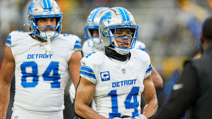Detroit Lions wide receiver Amon-Ra St. Brown.