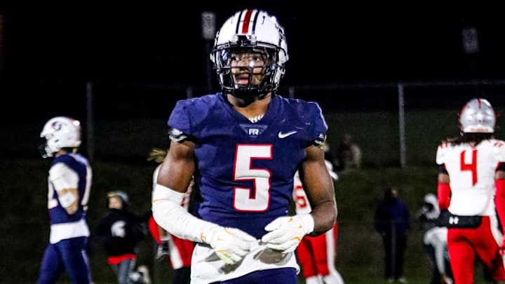 Braylon Outlaw during a high school game with Pike Road High School Braylon Outlaw during a high school game with Pike Road High School
