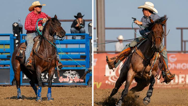 Ross Ashford (left) and Brye Crites (right) have worked well together as first-year partners, including a win in Killdeer, N.D., over the weekend. 