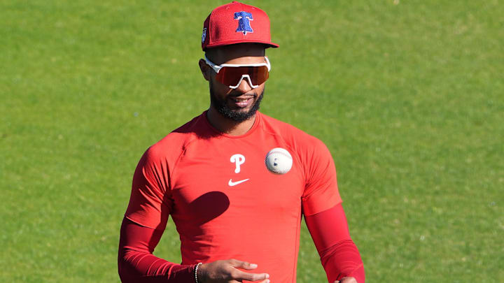 Feb 14, 2024; Clearwater, FL, USA; Philadelphia Phillies starting pitcher Cristopher Sanchez (61) Feb 14, 2024; Clearwater, FL, USA; Philadelphia Phillies starting pitcher Cristopher Sanchez (61)