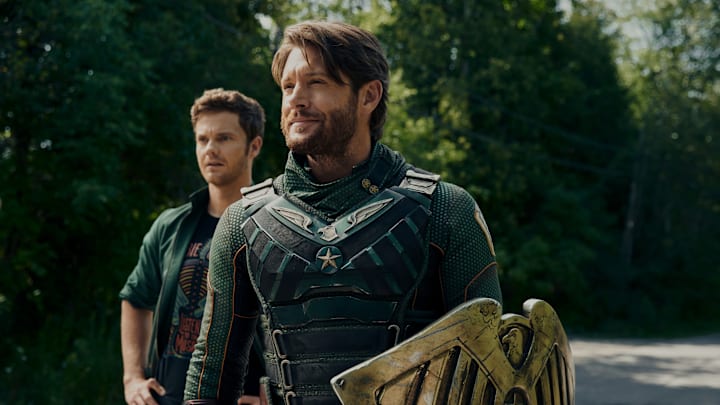 The Boys season 3 on Amazon Video Jack Quaid (Hughie Campbell), Jensen Ackles (Soldier Boy)