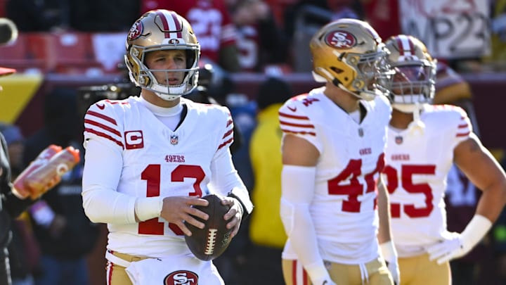 San Francisco 49ers quarterback Brock Purdy.