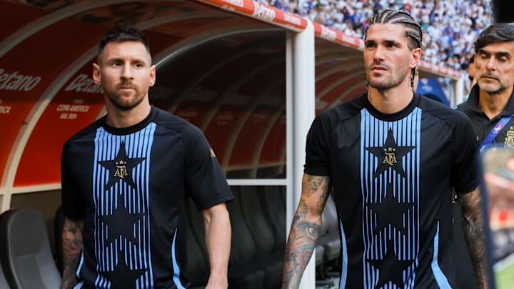Rodrigo De Paul será titular con Argentina frente a Ecuador, y se espera que Lionel Messi también forme parte del equipo