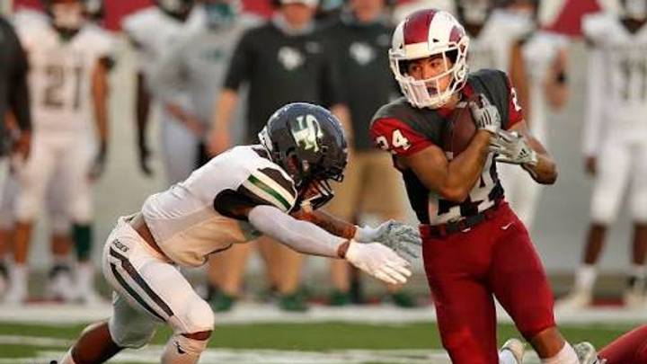 Owasso running back Jason Mojica carries the ball during a recent ballgame. Owasso running back Jason Mojica carries the ball during a recent ballgame.