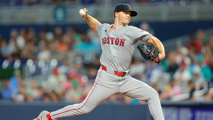 Aug 26, 2026; Miami, Florida, USA; Boston Red Sox pitcher Sonny Gray (54) delivers a pitch against the Miami Marlins during the first inning at loanDepot Park. Mandatory Credit: Sam Navarro-Imagn Images Aug 26, 2026; Miami, Florida, USA; Boston Red Sox pitcher Sonny Gray (54) delivers a pitch against the Miami Marlins during the first inning at loanDepot Park. Mandatory Credit: Sam Navarro-Imagn Images