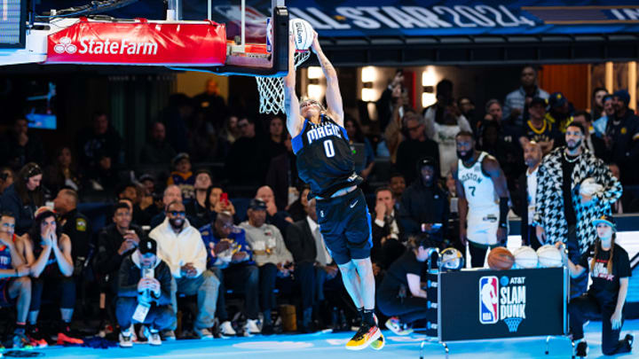 Mac McClung at the 2024 Slam Dunk contest