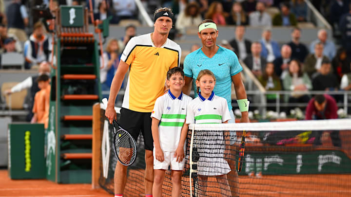 Alexander Zverev and Rafael Nadal faced off at the 2024 French Open