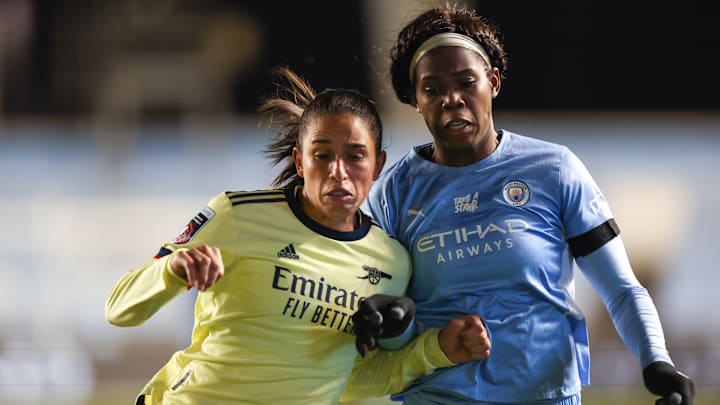 Arsenal and Man City go head to head in the Conti Cup on Wednesday Arsenal and Man City go head to head in the Conti Cup on Wednesday