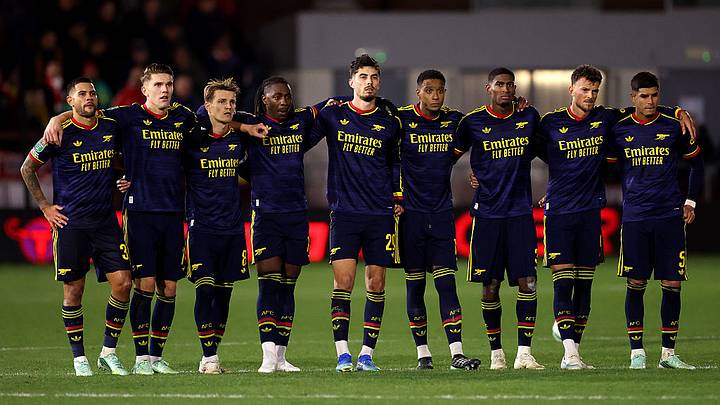 Arsenal were beaten from 12 yards by an opponent 84 ranked places lower in the English soccer pyramid. Arsenal were beaten from 12 yards by an opponent 84 ranked places lower in the English soccer pyramid.