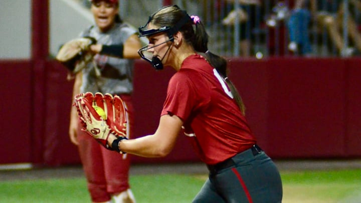 Oklahoma pitcher Allyssa Parker
