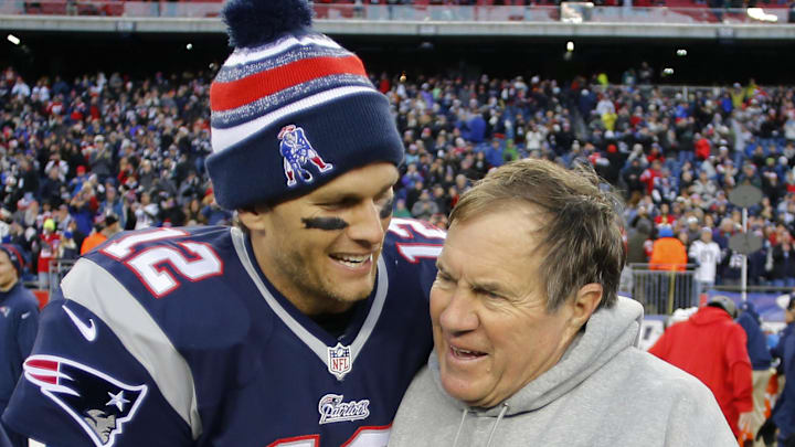 Brady and Belichick won six Super Bowl titles together.