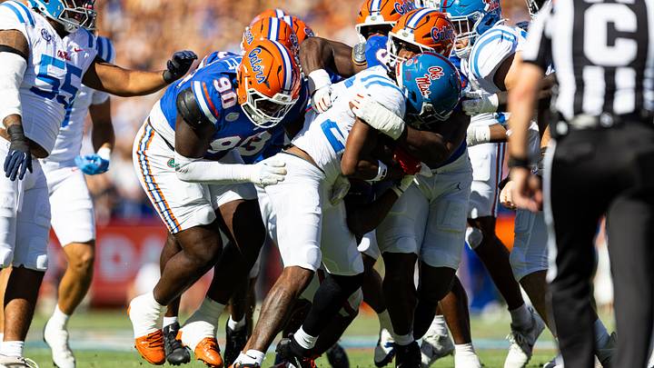 Florida beat Ole Miss, 52-28, to move to 4-0. Florida beat Ole Miss, 52-28, to move to 4-0.