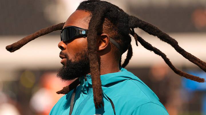 Jacksonville Jaguars safety Eric Murray (29) warms up before an NFL football game at EverBank Stadium, Sunday, September 27, 2026, in Jacksonville, Fla. [Doug Engle/Florida Times-Union]