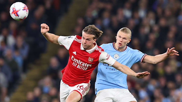 Rob Holding, Erling Haaland Rob Holding, Erling Haaland