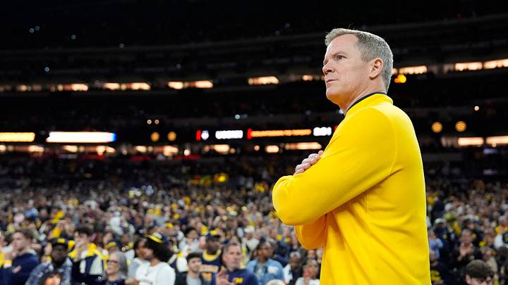 Dusty May led Michigan to the national championship less than three months ago. Dusty May led Michigan to the national championship less than three months ago.