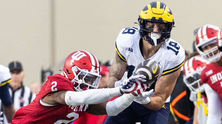 Michigan Wolverines tight end Colston Loveland, out of Gooding, Idaho, was the top player from the Northwest selected in the 2025 NFL Draft, going No. 10 to Chicago.