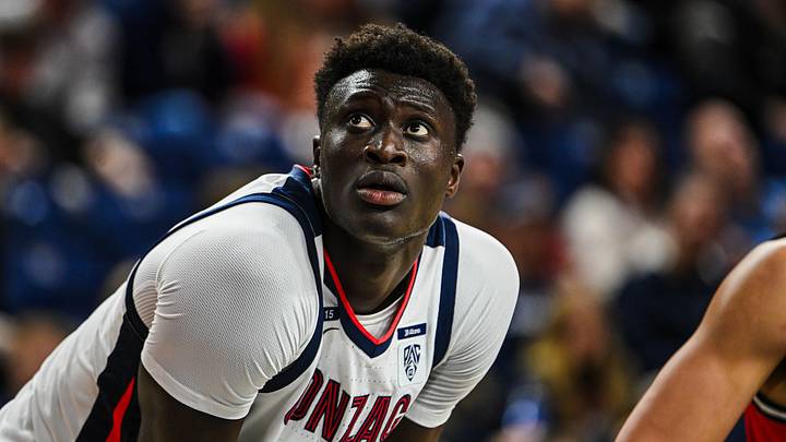 Gonzaga Bulldogs center Massamba Diop. Gonzaga Bulldogs center Massamba Diop.