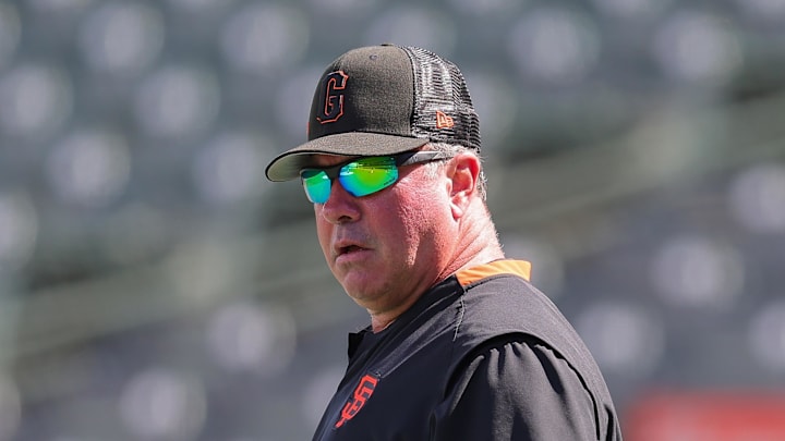 San Francisco Giants former player Will Clark before the game against the Arizona Diamondbacks at Oracle Park in 2023. 