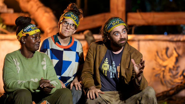 “I Deserve All of This” – After losing two alliance members, castaways spend the next day picking up the pieces of their broken alliance. The castaways face off against a surprise challenger during this week’s individual immunity competition. Then, upon their return to camp, the journey participant must read aloud an important announcement regarding their recent adventure, on SURVIVOR 50. Photo: Robert Voets/CBS ©2025 CBS Broadcasting, Inc. All Rights Reserved.