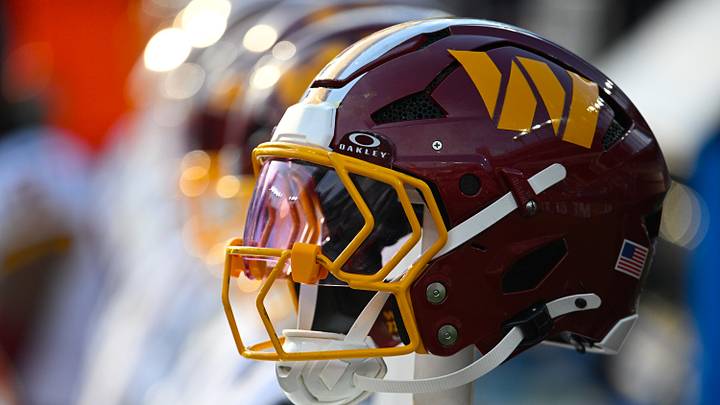 Aug 28, 2026; Baltimore, Maryland, USA; A detail view of Washington Commanders helmets on the sidelines during the game against the Baltimore Ravens at M&T Bank Stadium. Mandatory Credit: Tommy Gilligan-Imagn Images Aug 28, 2026; Baltimore, Maryland, USA; A detail view of Washington Commanders helmets on the sidelines during the game against the Baltimore Ravens at M&T Bank Stadium. Mandatory Credit: Tommy Gilligan-Imagn Images
