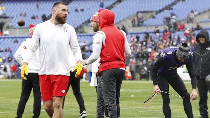 Travis Kelce, Patrick Mahomes, Justin Tucker