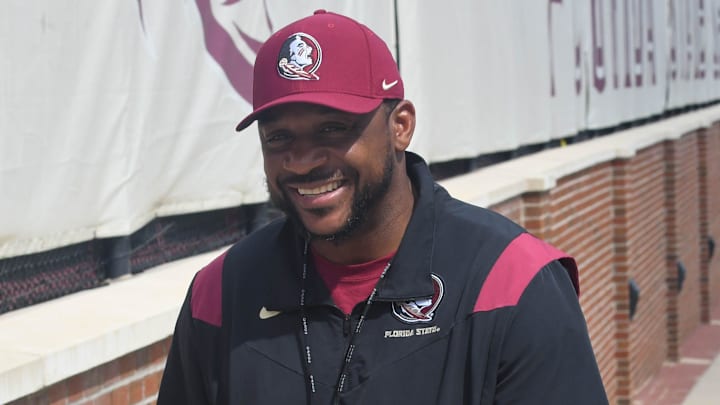 Florida State football and coaches players arrive for the fifth FSU spring football practice of the 2023 season on Thursday, March 23.
Patrick Surtain 1 Of 1 Florida State football and coaches players arrive for the fifth FSU spring football practice of the 2023 season on Thursday, March 23.
Patrick Surtain 1 Of 1