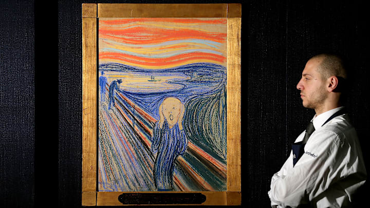 Edvard Munch's The Scream Goes On Display Ahead Of Auction