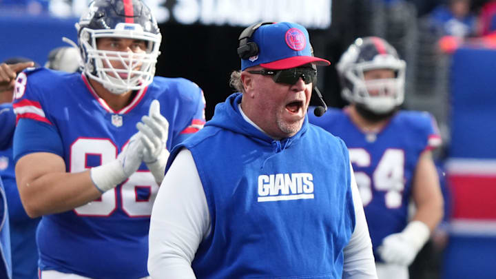 East Rutherford, NJ     October 22, 2023 -- Giants defensive coordinator Wink Martindale after a