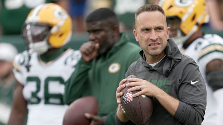 Green Bay Packers defensive coordinator Jeff Hafley is shown before their preseason game against the Seattle Seahawks Saturday, August 23, 2025 at Lambeau Field in Green Bay, Wisconsin.