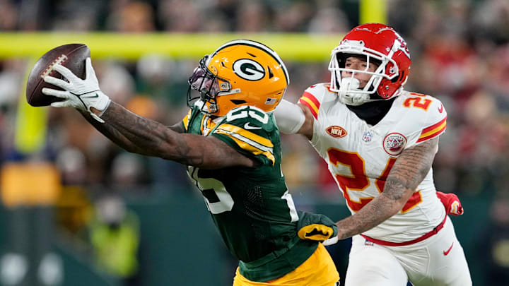 Packers DB Keisean Nixon's only INT last year came against the Chiefs.