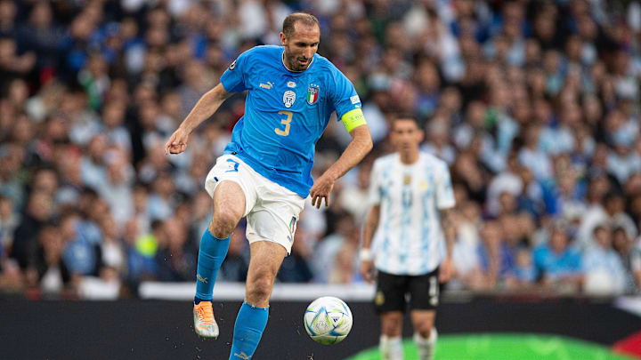 Chiellini se despidió de la selección italiana