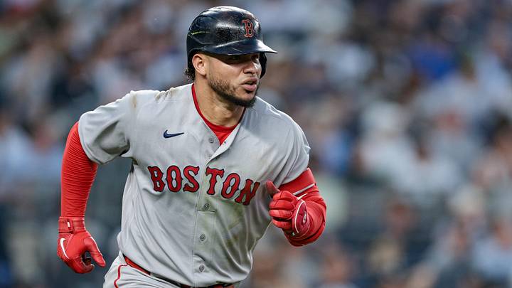 Boston Red Sox first baseman Willson Contreras.