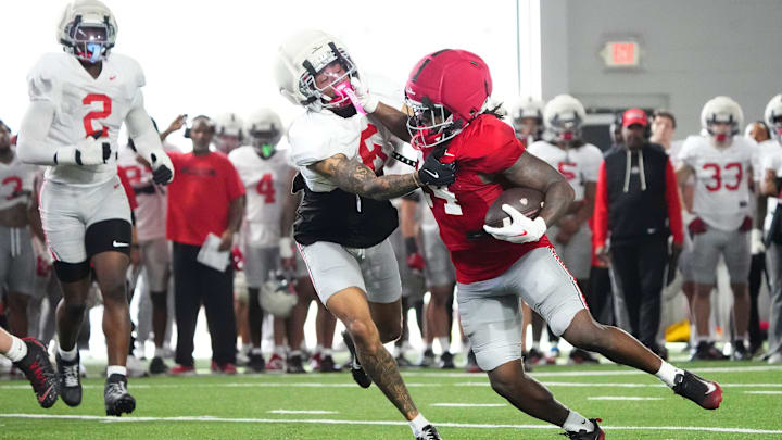 Seventh-year running back Ja'Kobi Jackson explained his role in the Ohio State Buckeyes' locker room