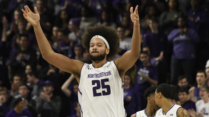 Northwestern Wildcats center Barret Benson 