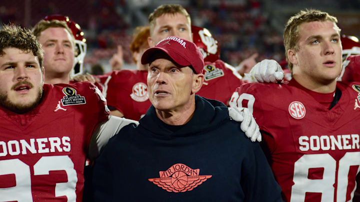 Oklahoma coach Brent Venables after losing to Alabama in the CFP.
