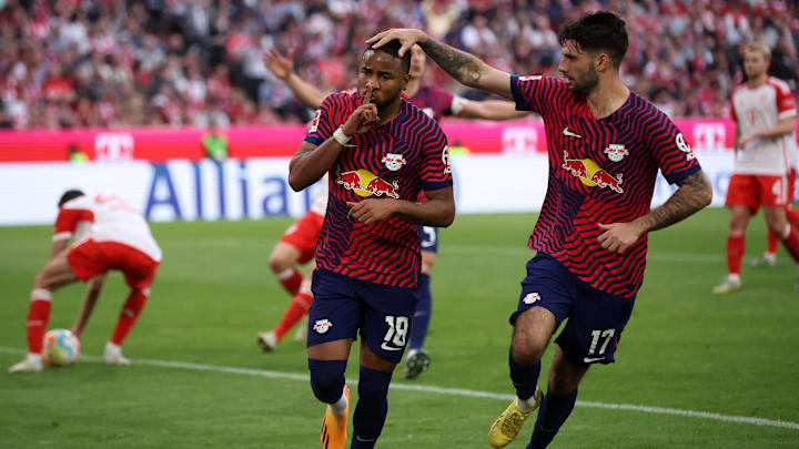 Gegen die Bayern war Christopher Nkunku schon erfolgreich. Gegen die Bayern war Christopher Nkunku schon erfolgreich.