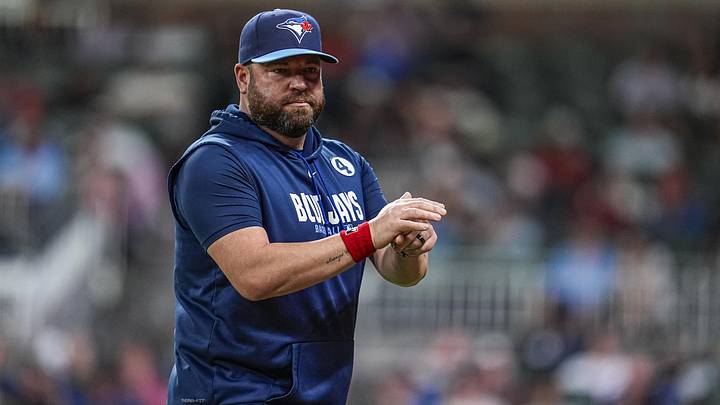 Toronto Blue Jays manager John Schneider Toronto Blue Jays manager John Schneider