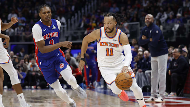 New York Knicks guard Jalen Brunson could be a fade candidate against Detroit. 