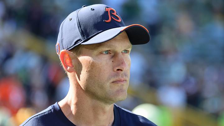 Chicago Bears head coach Ben Johnson