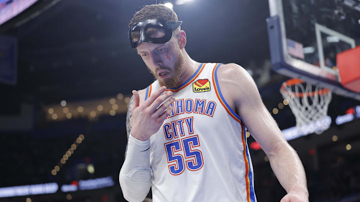 Oklahoma City Thunder center Isaiah Hartenstein.